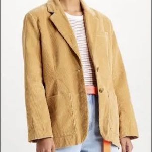 Levi Strauss Tan Oversized Blazer